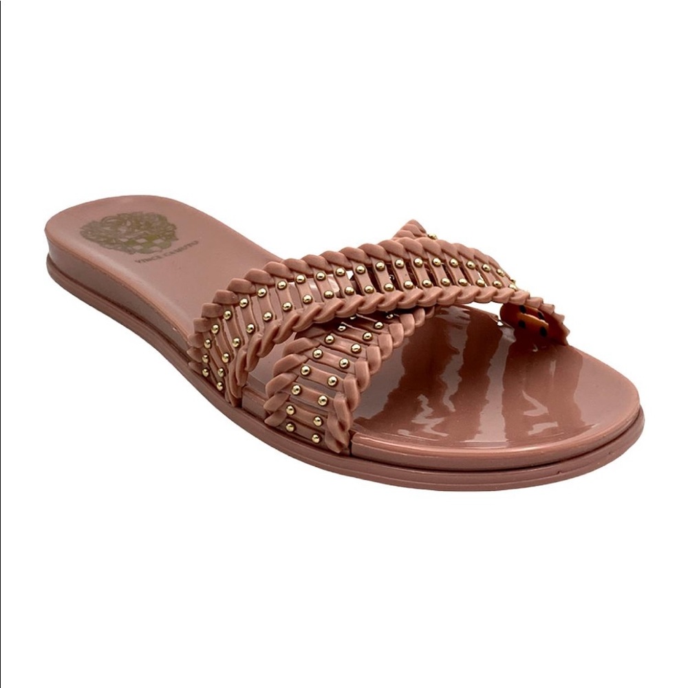 ✖️Vince Camuto ‘Erinda’ Blush Studded Slide Sandal - Sz 6 ✖️